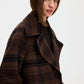 Vented coat - brown