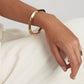 Gold retro bangle