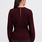 Batwing top burgundy