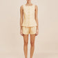 Rio vest dusty citron