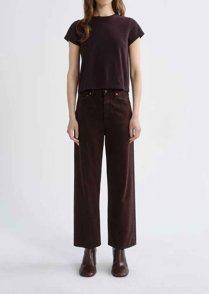 Ren high rise wide leg Sloe Berry flyweight