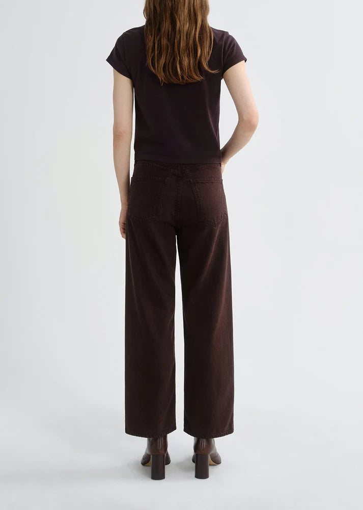 Ren high rise wide leg Sloe Berry flyweight