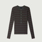 Gaelle t shirt aubergine/anthracite