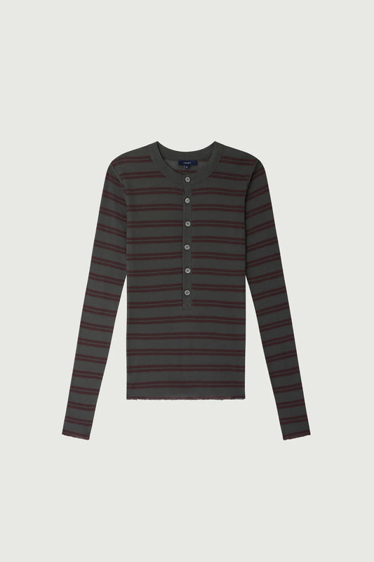 Gaelle t shirt aubergine/anthracite