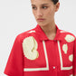 Camp shirt red ribbon