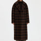 Vented coat - brown