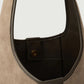 Delice tote bag in split leather - grey