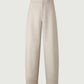 Horatio trouser in textured cotton - light grey