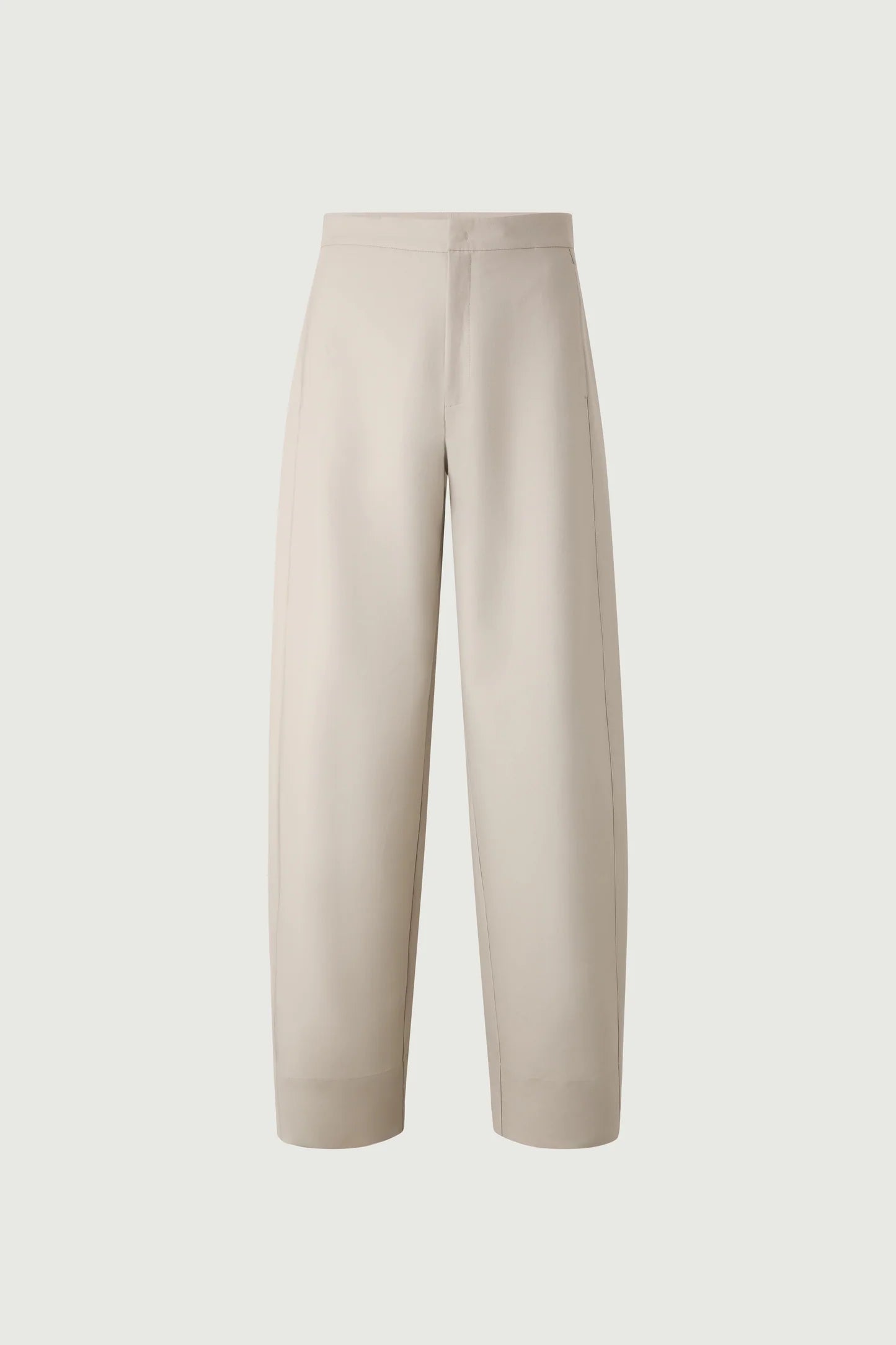Horatio trouser in textured cotton - light grey