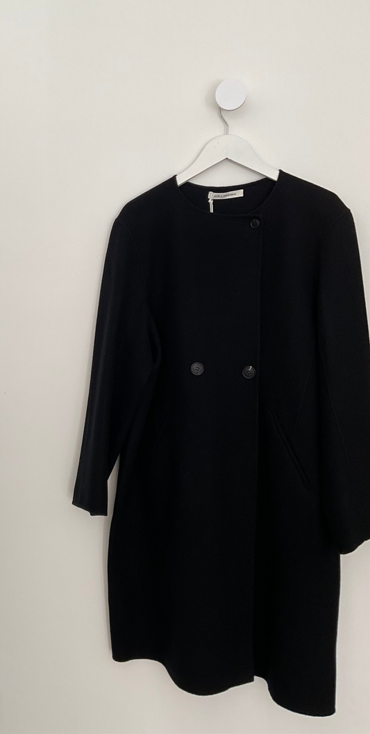 Georgina double faced wool coat