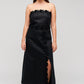 Rosebud lace skirt black