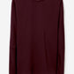 Batwing top burgundy