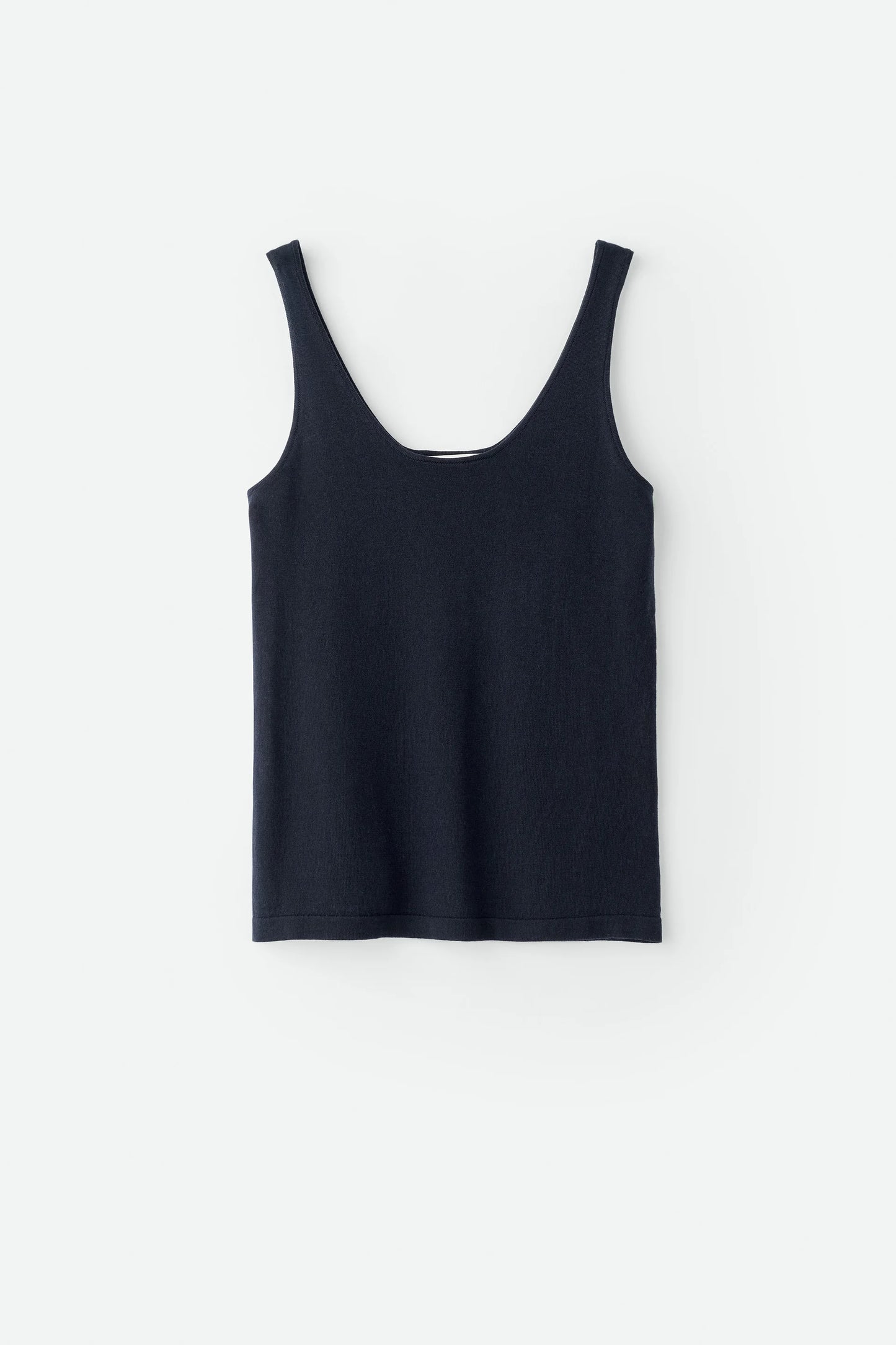 Featherlight singlet cashmere - navy