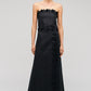 Rosebud lace skirt black