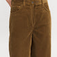 Wide leg corduroy in tobacco