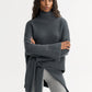 Girlfriend turtleneck anthracite grey