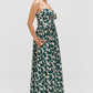 Fan flower print sundress