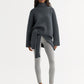 Girlfriend turtleneck anthracite grey