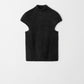 Brushed cashmere top black