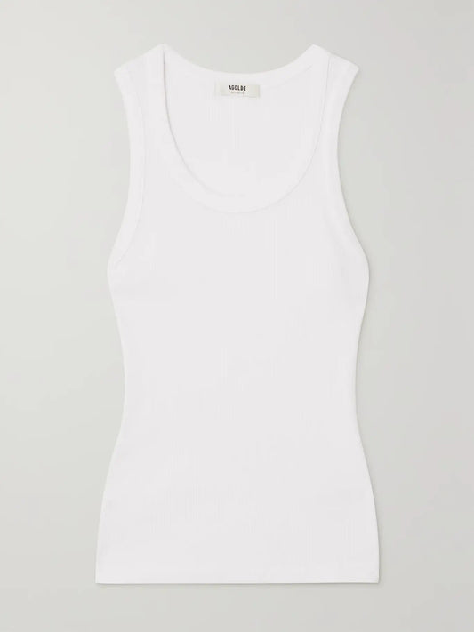 Poppy tank white