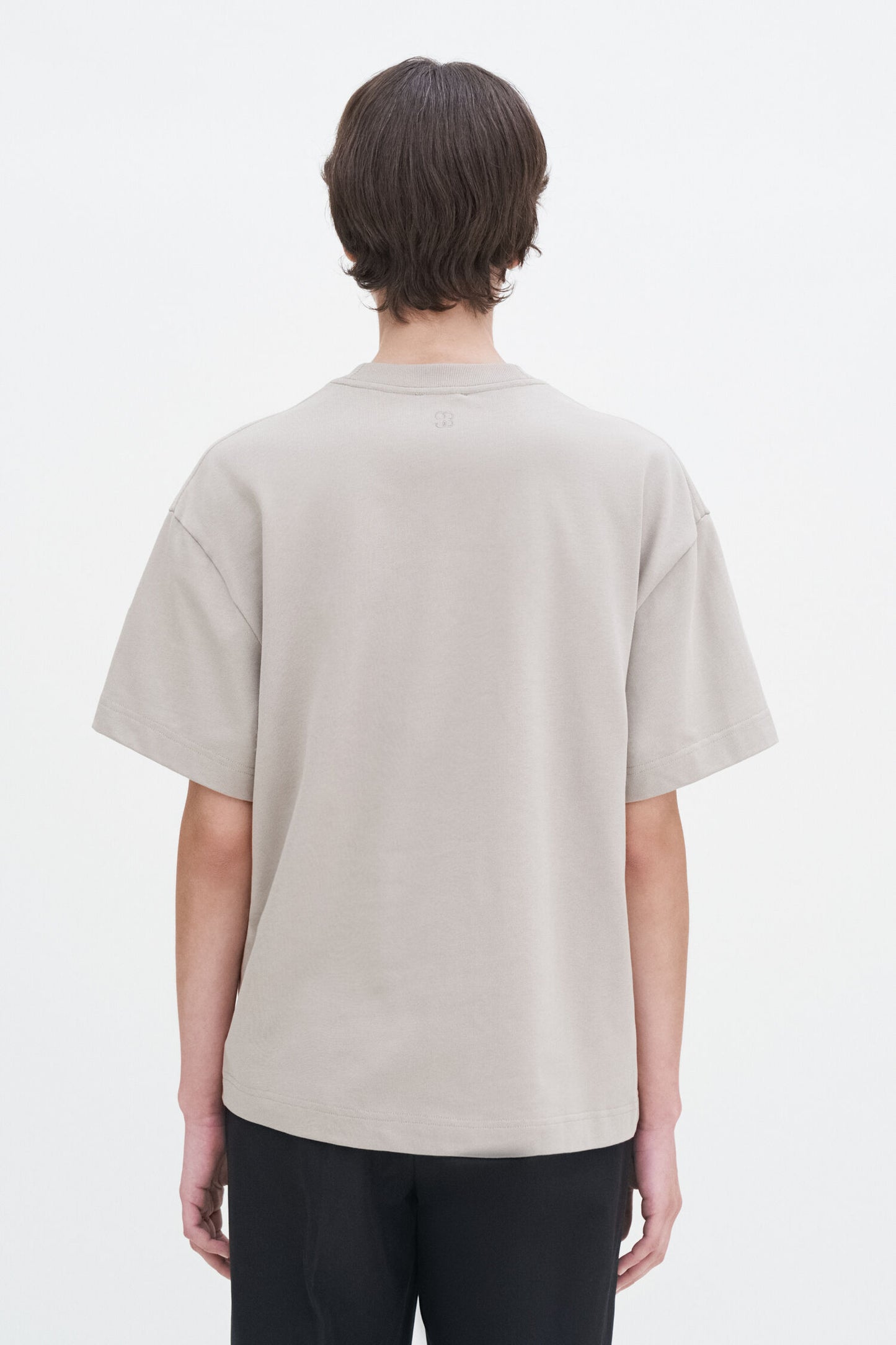 Oversized tee moss grey