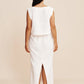 Emma pencil skirt ivory