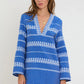 Raey column dress - tebibi blue