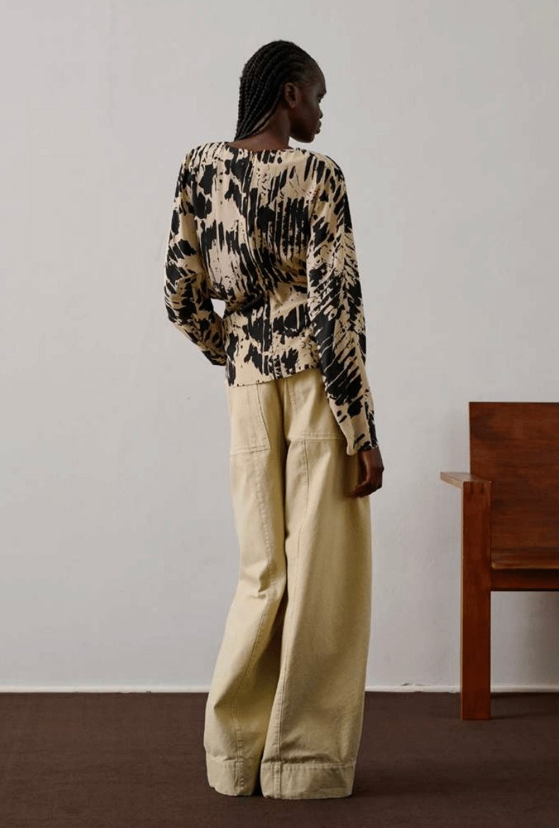 Feryel silk blouse