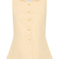 Rio vest dusty citron