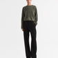 Brushed crewneck olive