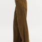 Wide leg corduroy in tobacco