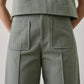 Harry trousers in cotton - pastel green