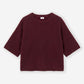 Wool yak tee - mahogany red
