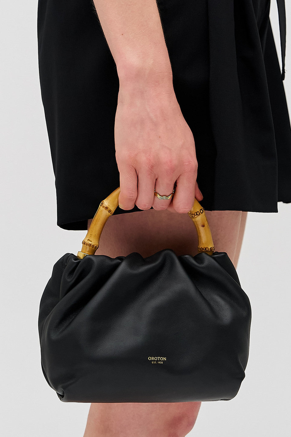 Gretel mini top handle black