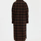 Vented coat - brown