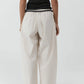 Everyday relaxed pants - ecru stripe