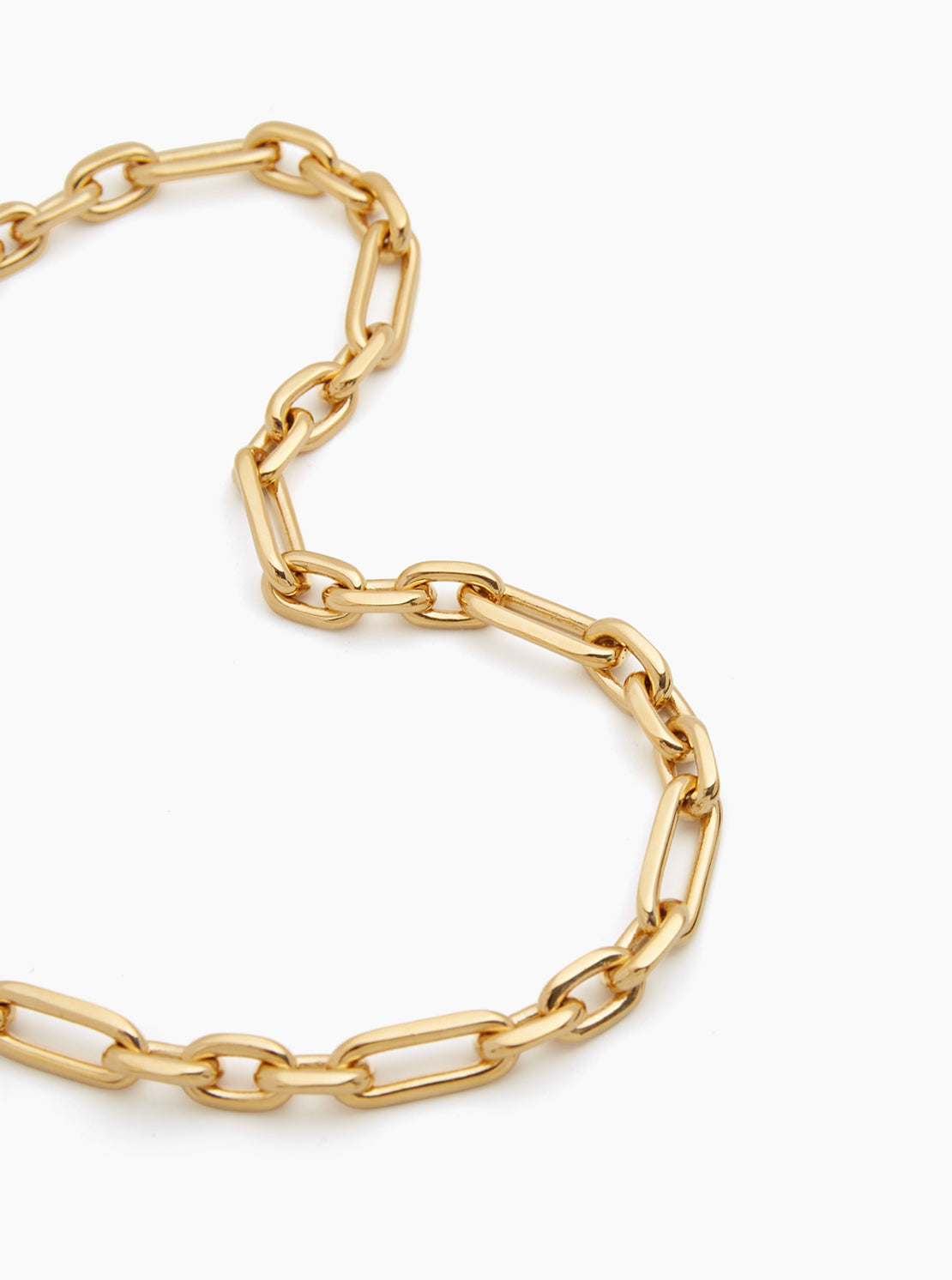 Small gold watch chain necklace