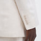 Davina cotton linen blazer cream white