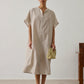 Ilsa linen and organic cotton dress