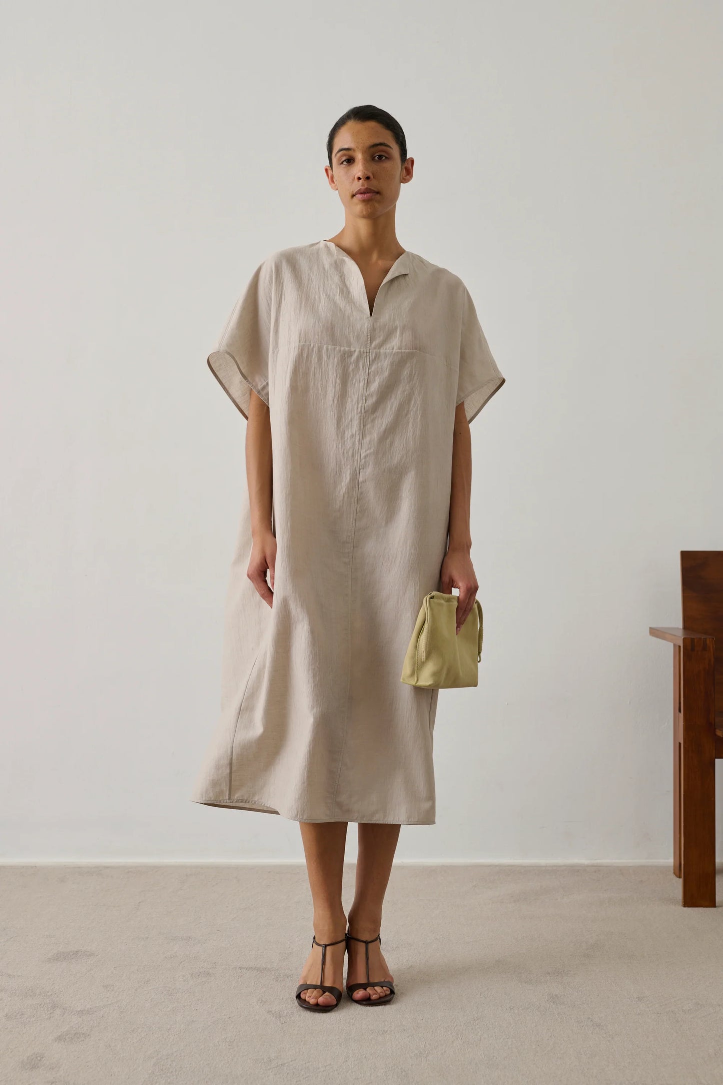 Ilsa linen and organic cotton dress