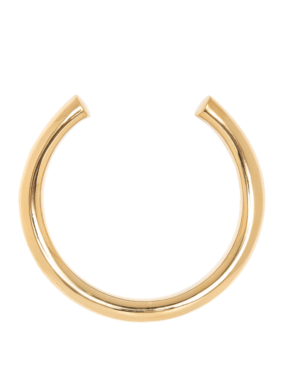 Gold horseshoe bangle
