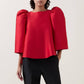 Roan top red