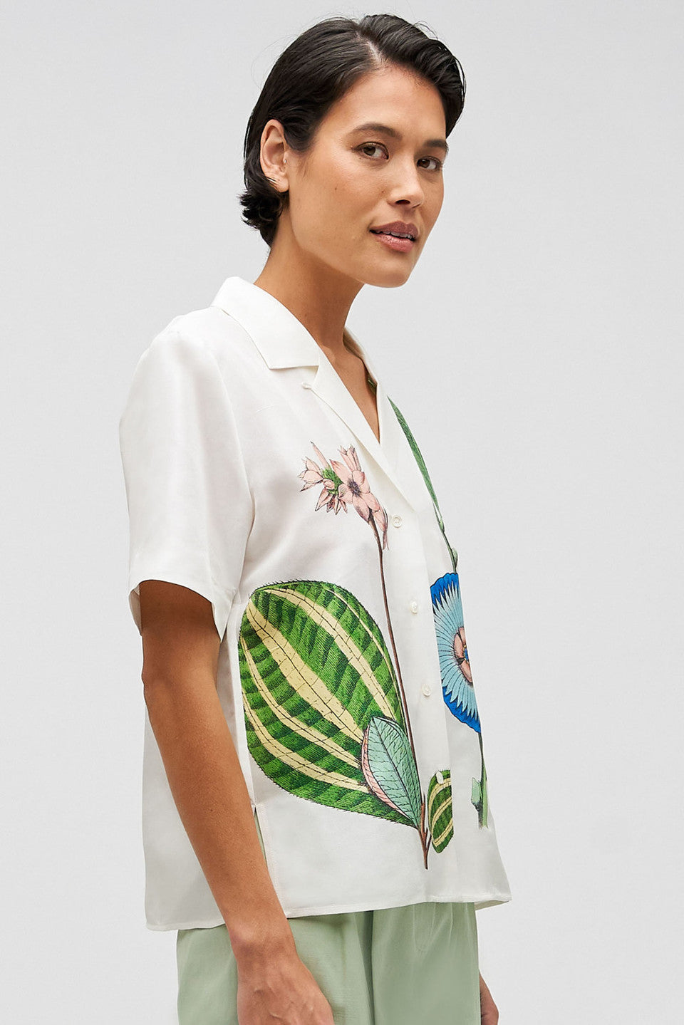 Grand floral camp shirt