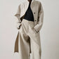 Horatio trouser in textured cotton - light grey
