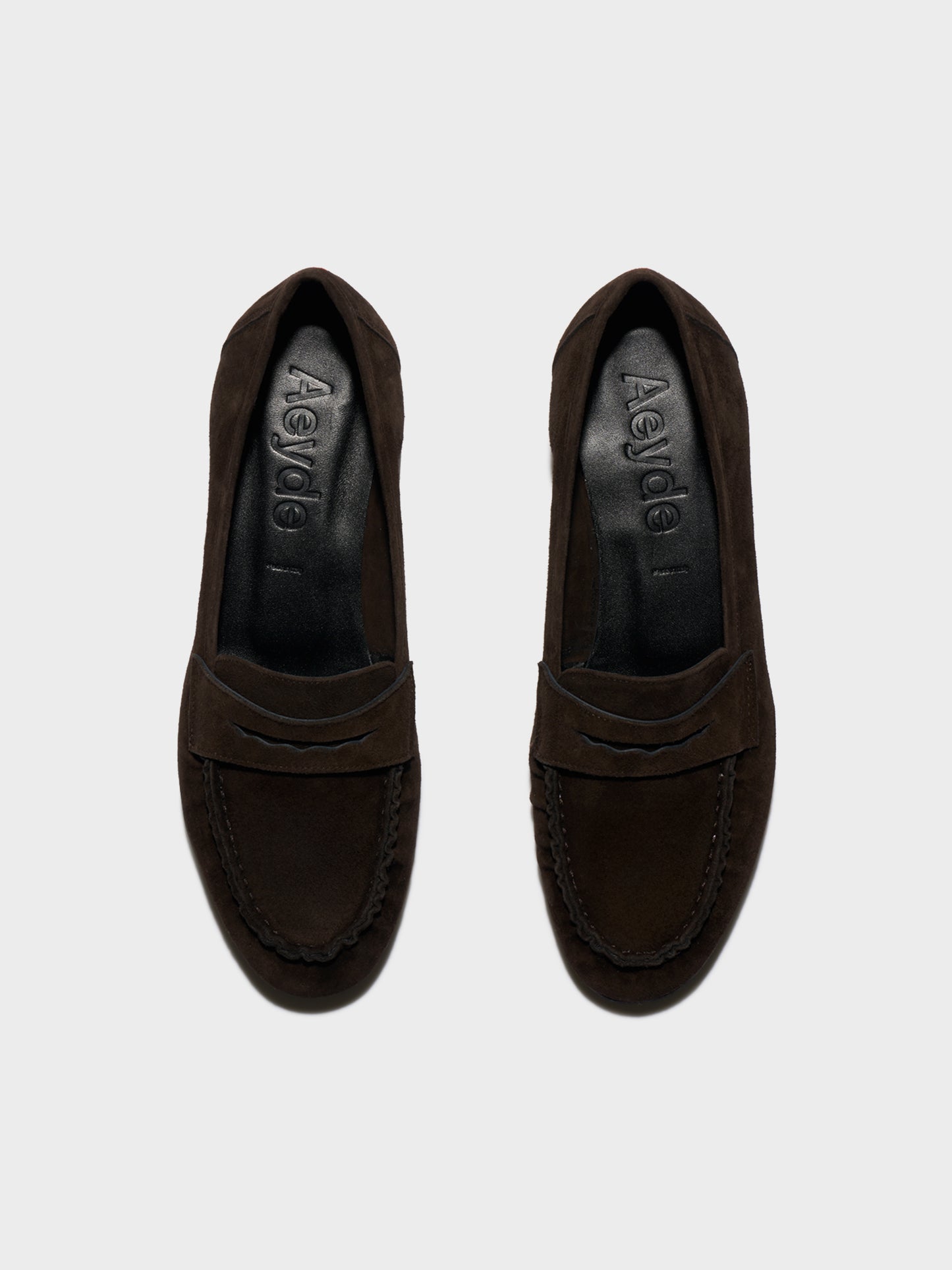 Aldous kid suede leather - moka