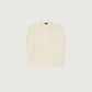 Danube blouse in crinkled cotton - vanilla