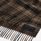 Merino check scarf