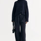 Navy boyfriend turtleneck