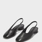 Dua black sling back