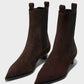Kiki suede boots in moka